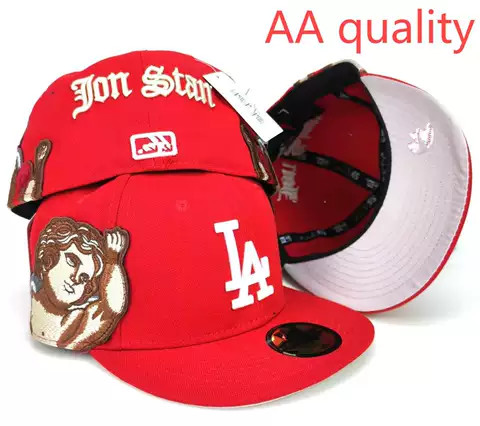 Jon Star x LA Dodgers Grey Cherub Custom 59FIFTY — AA Quality (Alt) Angle 1