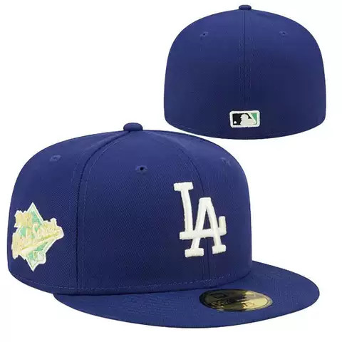 LA Dodgers Royal Blue 1988 World Series Side Patch 59FIFTY Angle 1