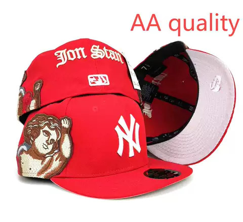 LA Dodgers Red Jon Stan Cherub Custom 59FIFTY — AA Quality Angle 1