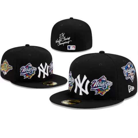 NY Yankees Black 27x World Series Champions 59FIFTY (Alt) Angle 1