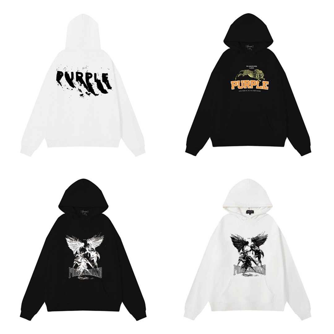 Purple Brand Hoodie — Item angle 1