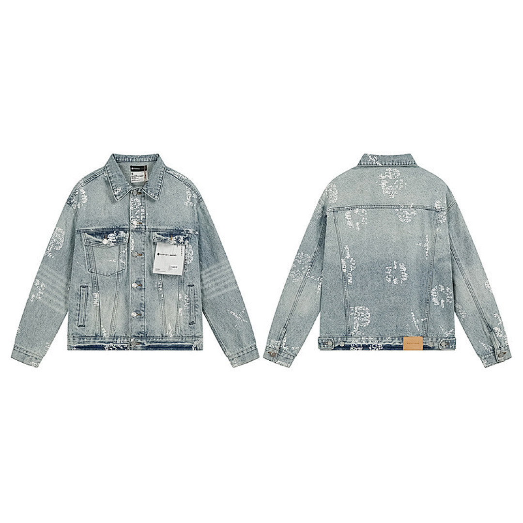 Purple Brand Jean Jacket — Item angle 1