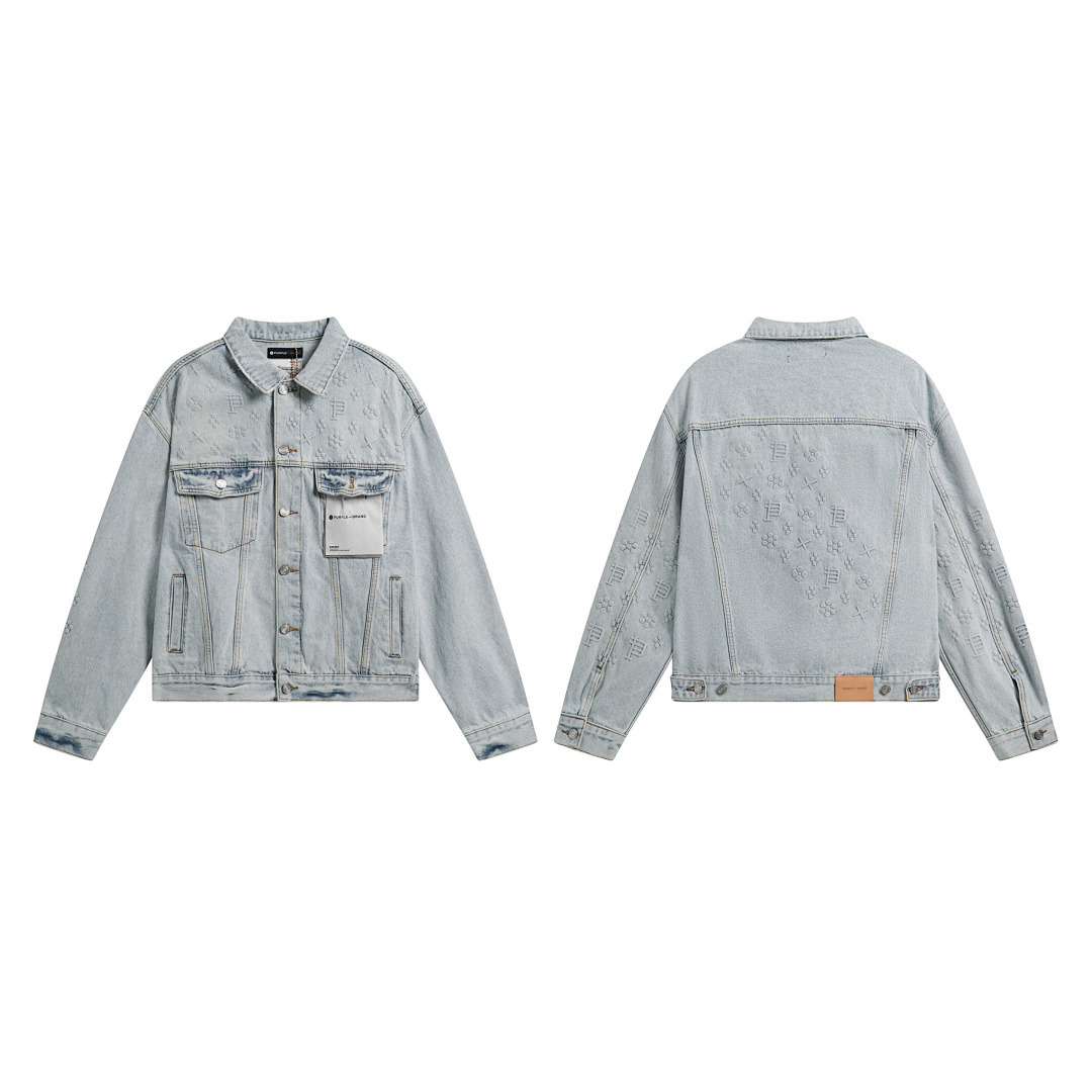 Purple Brand Jean Jacket — Item angle 1