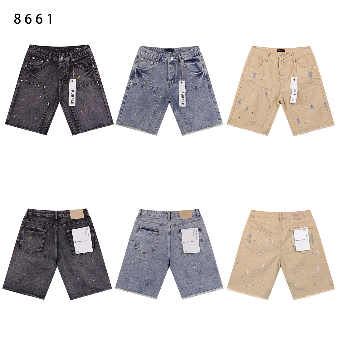 Purple Brand Jeans Shorts — P8890L angle 1