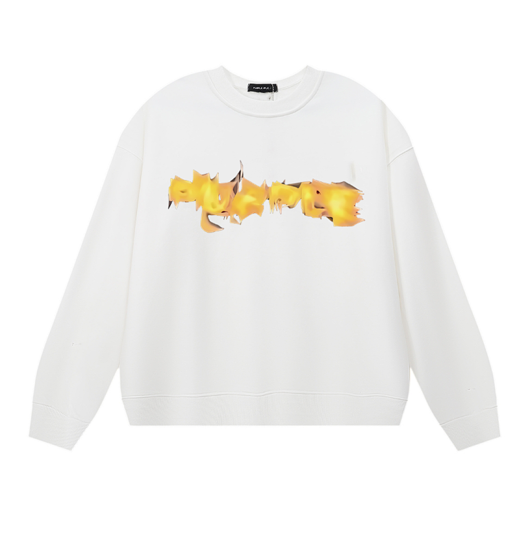 Purple Brand Long Sleeve —# White angle 1