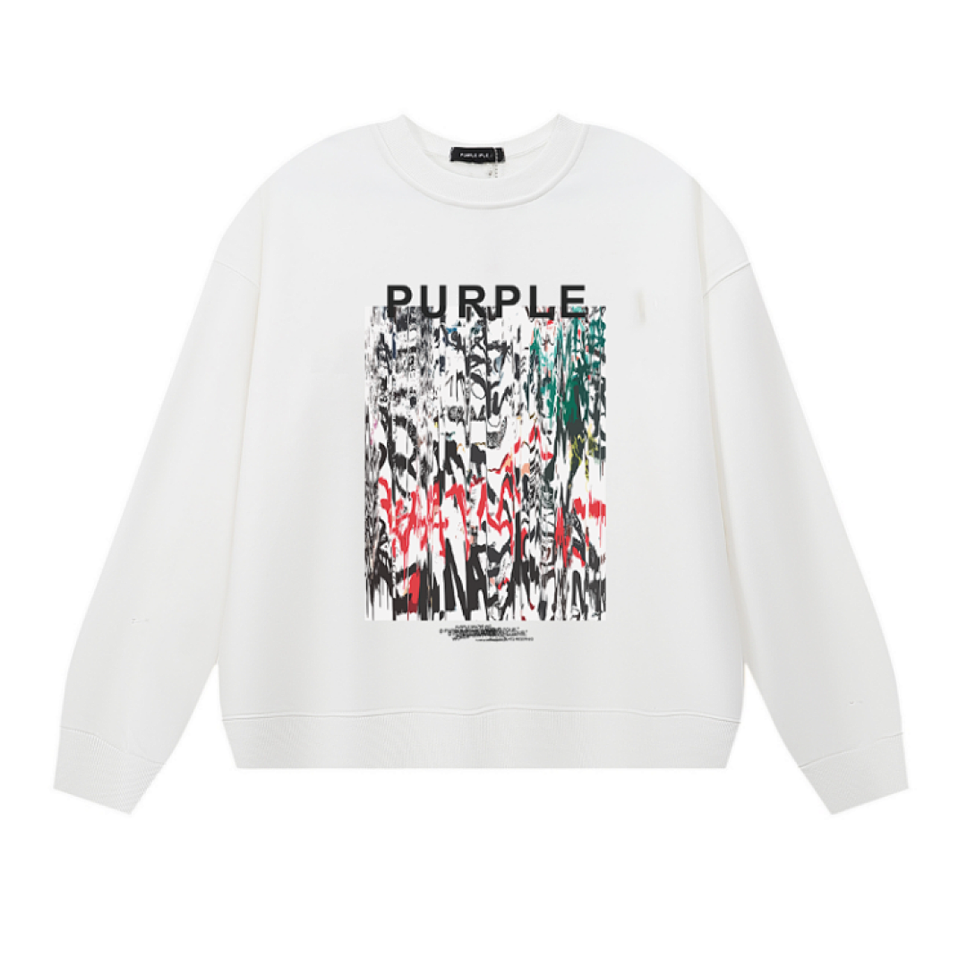 Purple Brand Long Sleeve —# White angle 1