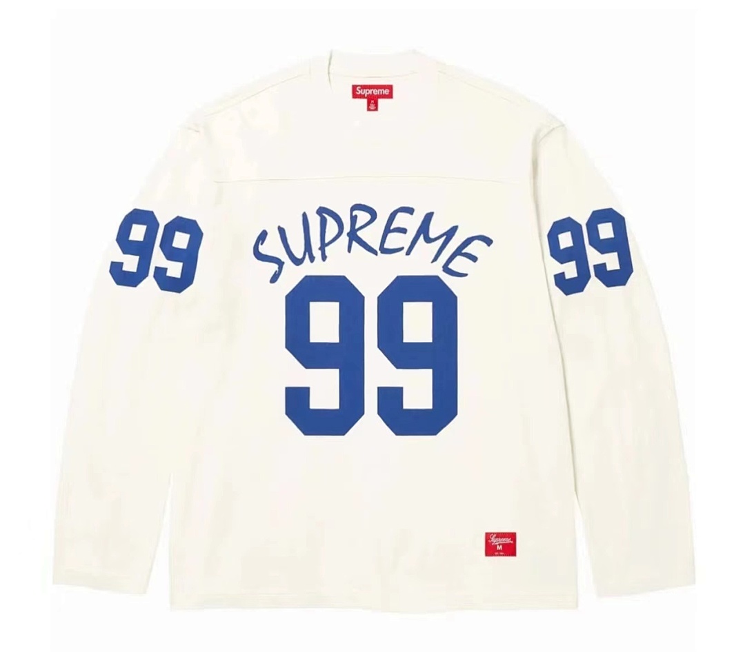 Supreme Long Sleeve — E571 (White) angle 1