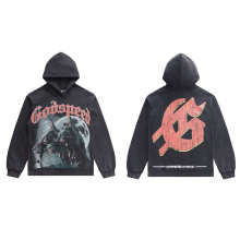 GodSpeed Hoodie — 5525 (Washed Black)