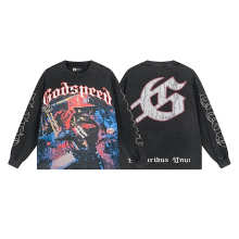 GodSpeed Long Sleeve — 1159 (Washed Black)