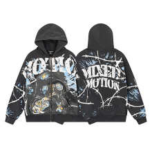Mixed Emotion Hoodie — ME0051 (Washed Black)