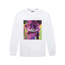 Purple Brand Long Sleeve —# White