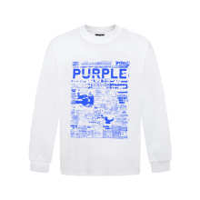 Purple Brand Long Sleeve —# White