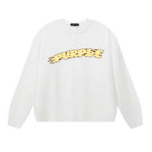 Purple Brand Long Sleeve —# White