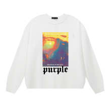 Purple Brand Long Sleeve —# White