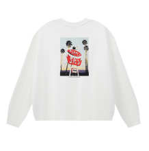 Purple Brand Long Sleeve —# White