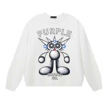 Purple Brand Long Sleeve —# White