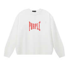 Purple Brand Long Sleeve —# WhiteRed